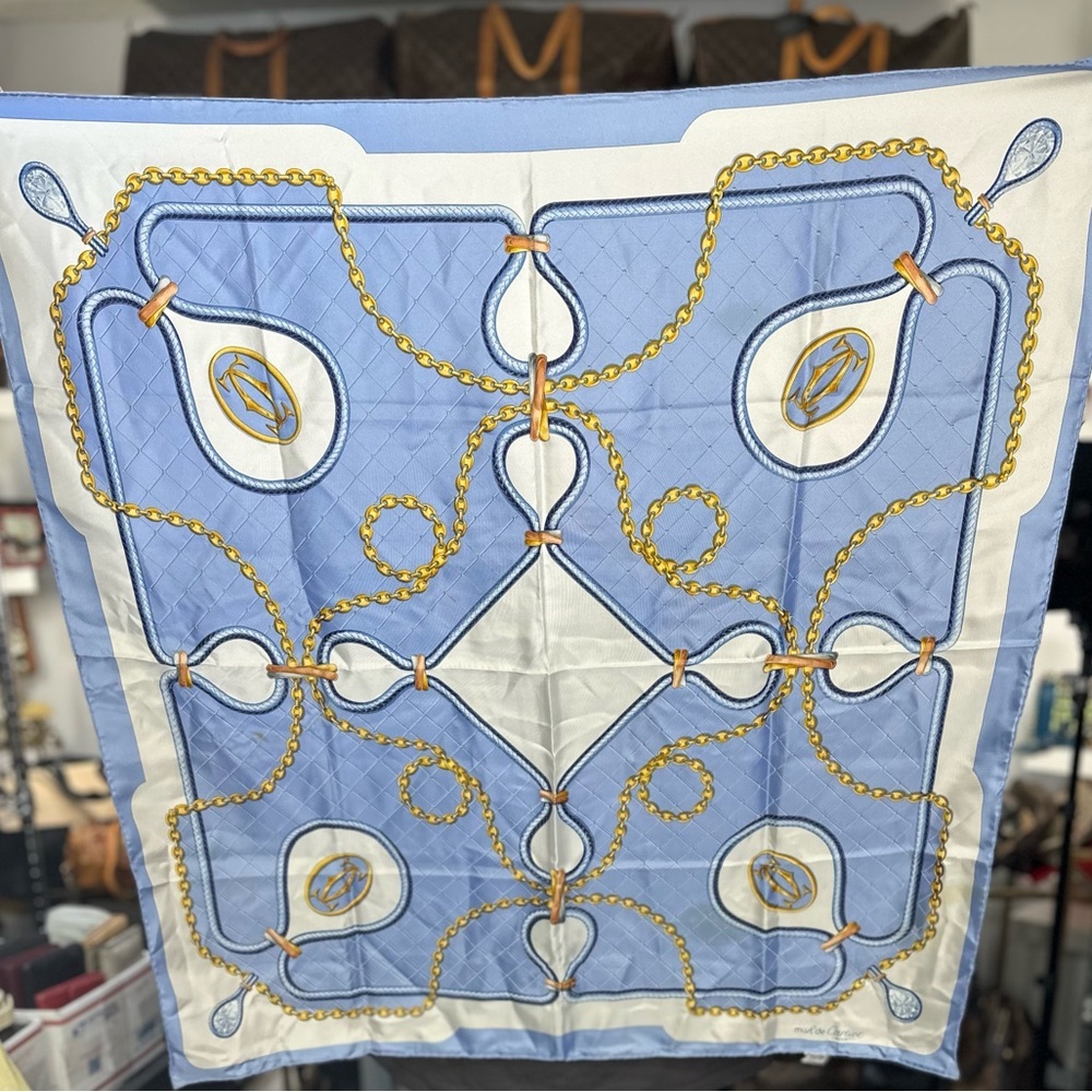 CARTIER SILK SCARF